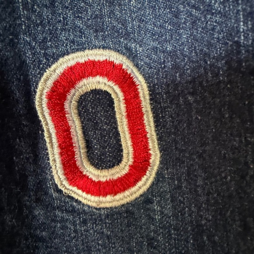 Bellepointe Ohio State Embroidered Statement Jeans Collegiate OSU 2000s Size 16 - Picture 12 of 14